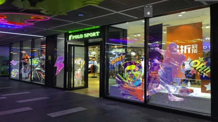 Transparent LED Glass